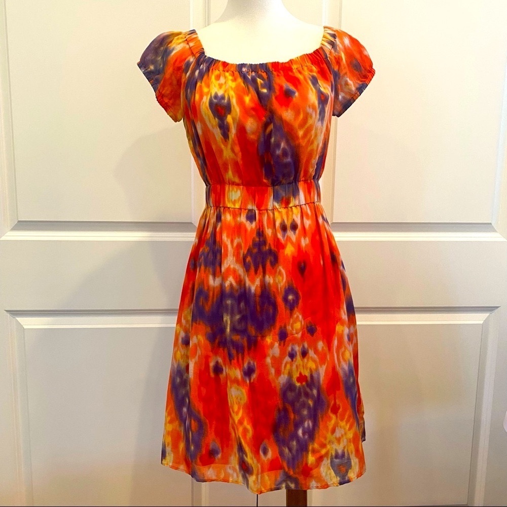 THEORY Cotton & Silk Mini Dress